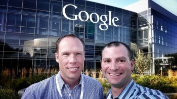 Marc Damon and Bruce Etzcorn at the Googleplex