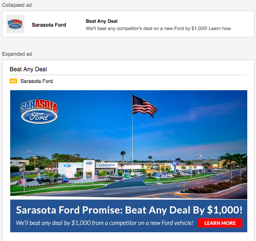 Gmail Sponsored Promotion