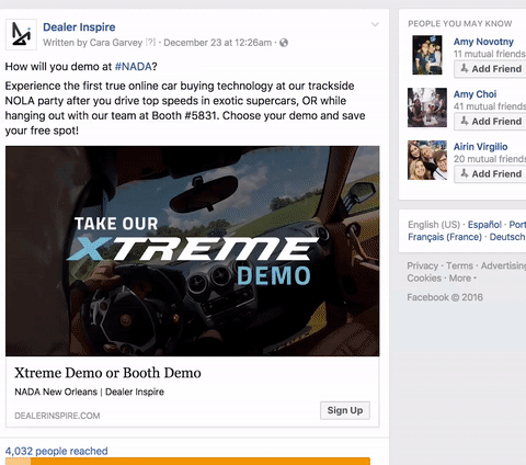 Facebook Lead Ads for Car Dealers