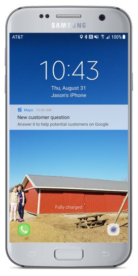 Google Maps Notification - New Question